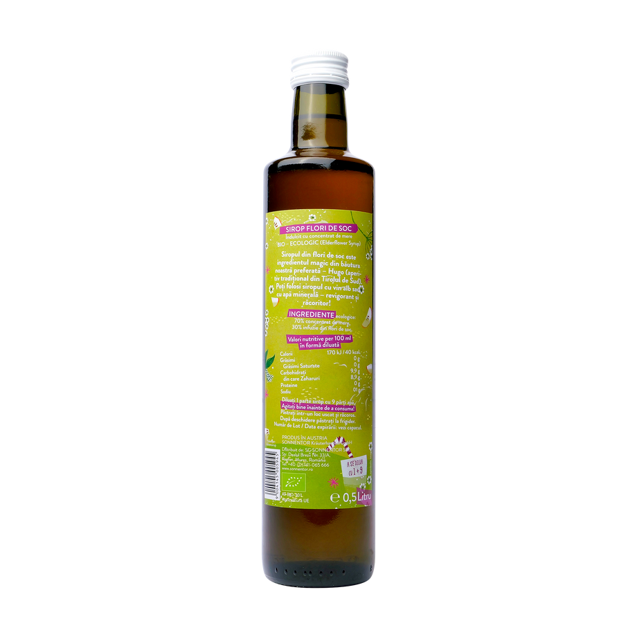 Sirop de Soc fara zahar adaugat 500 ml