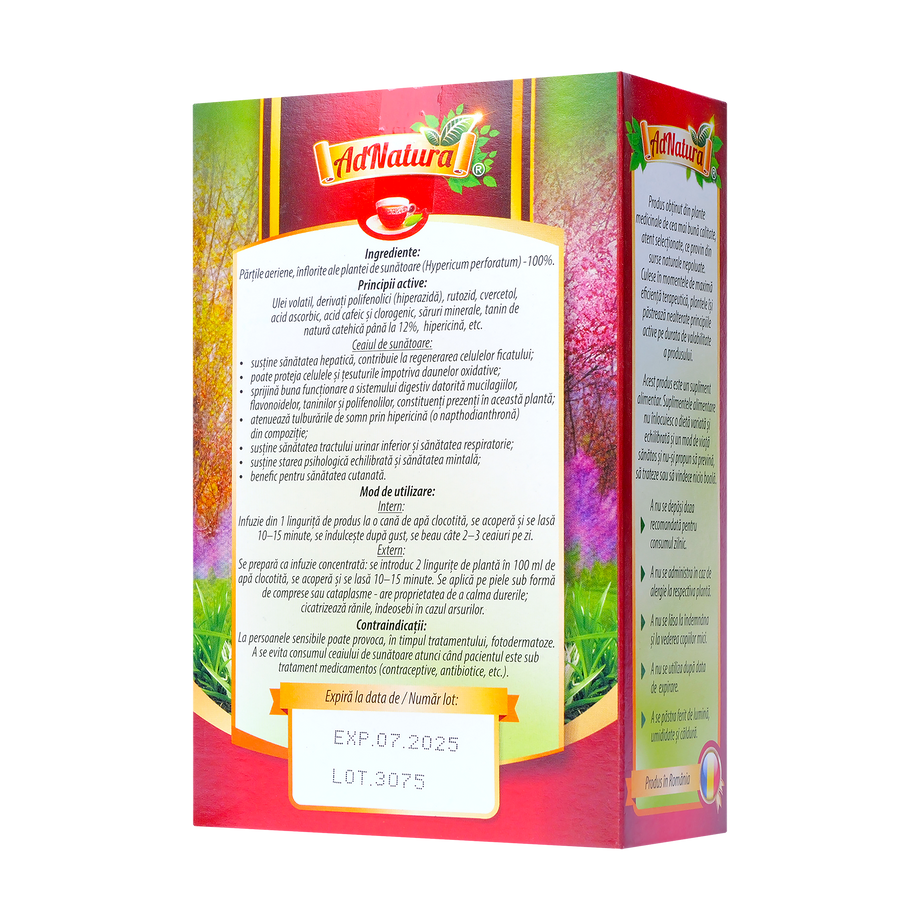 Ceai de Sunatoare 50 g AdNatura