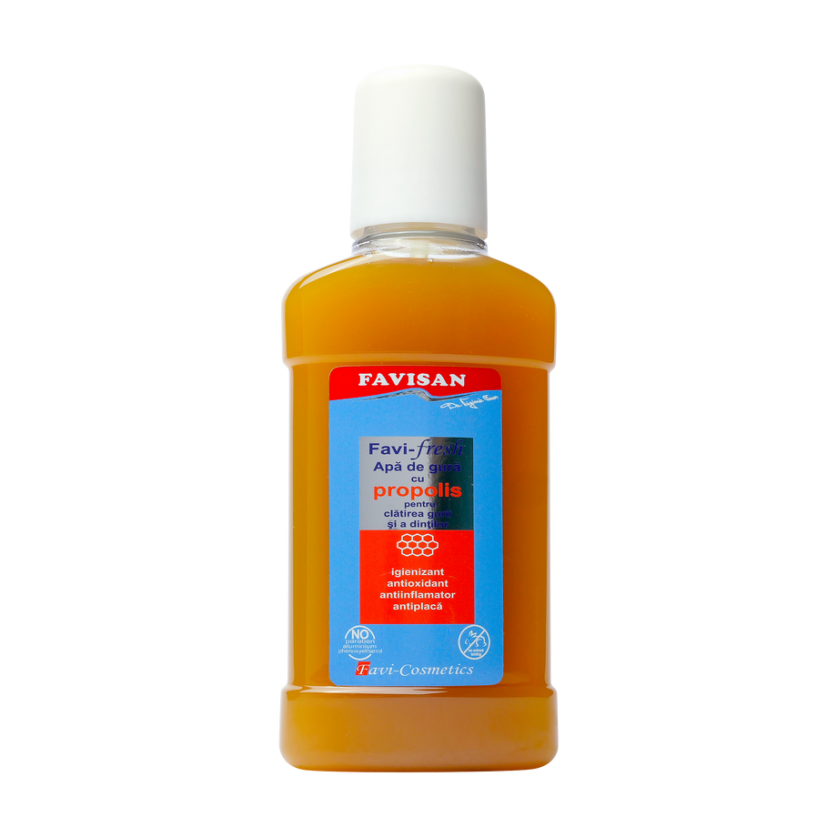 Apa de gura favi-fresh cu propolis 250 ml