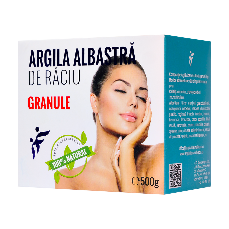 Argila albastra de Raciu granule 500 g