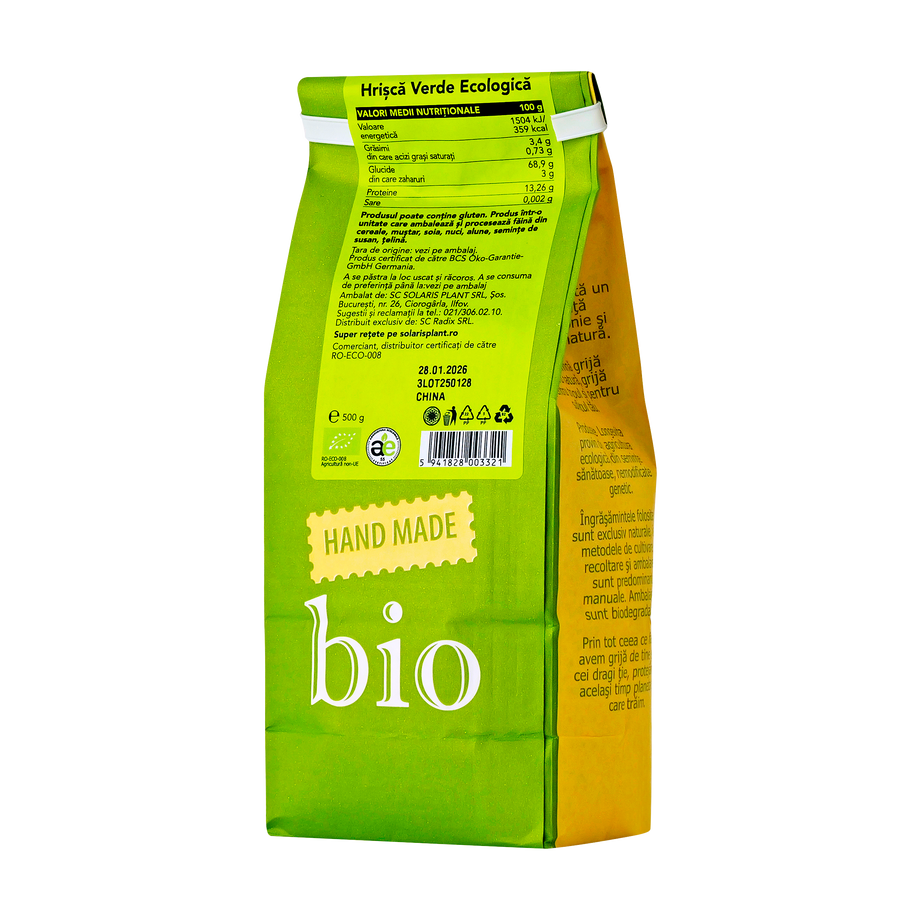 Hrisca boabe crude eco 500g Solaris Bio