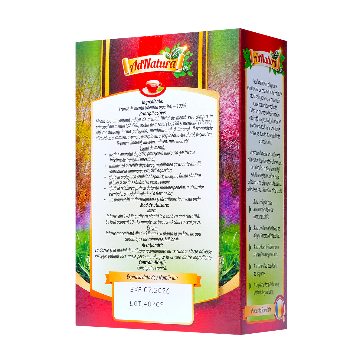 Ceai de Menta 50 g AdNatura