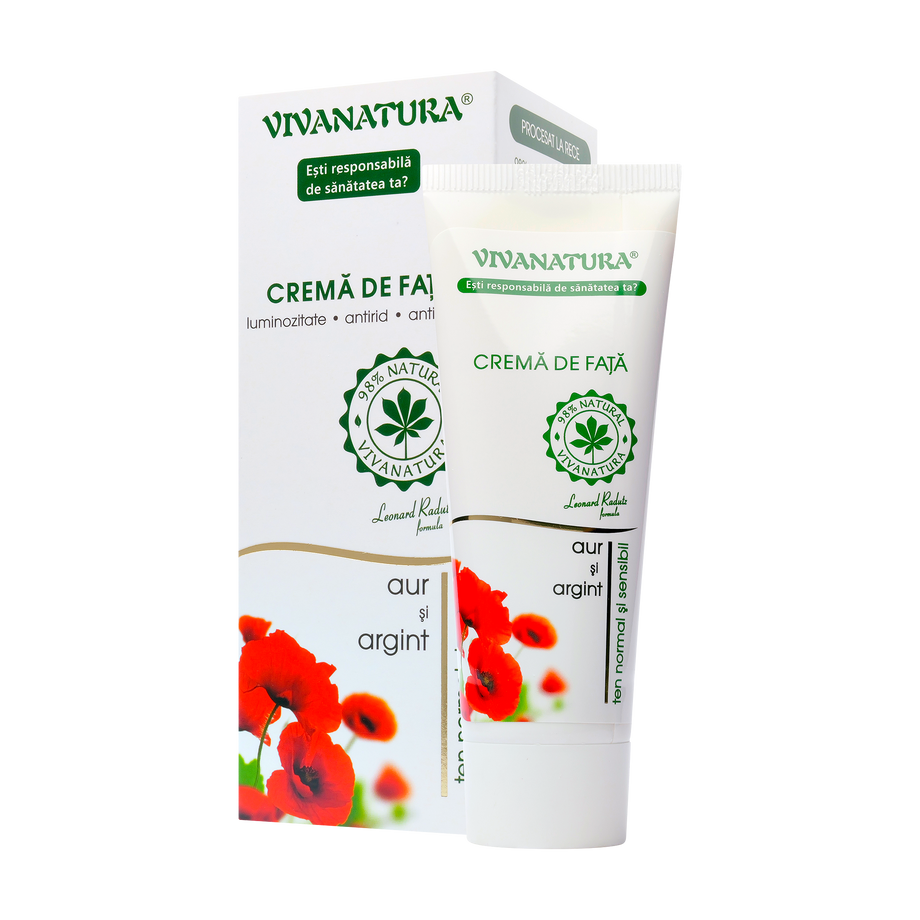 Crema de fata cu argint si aur 75 ml