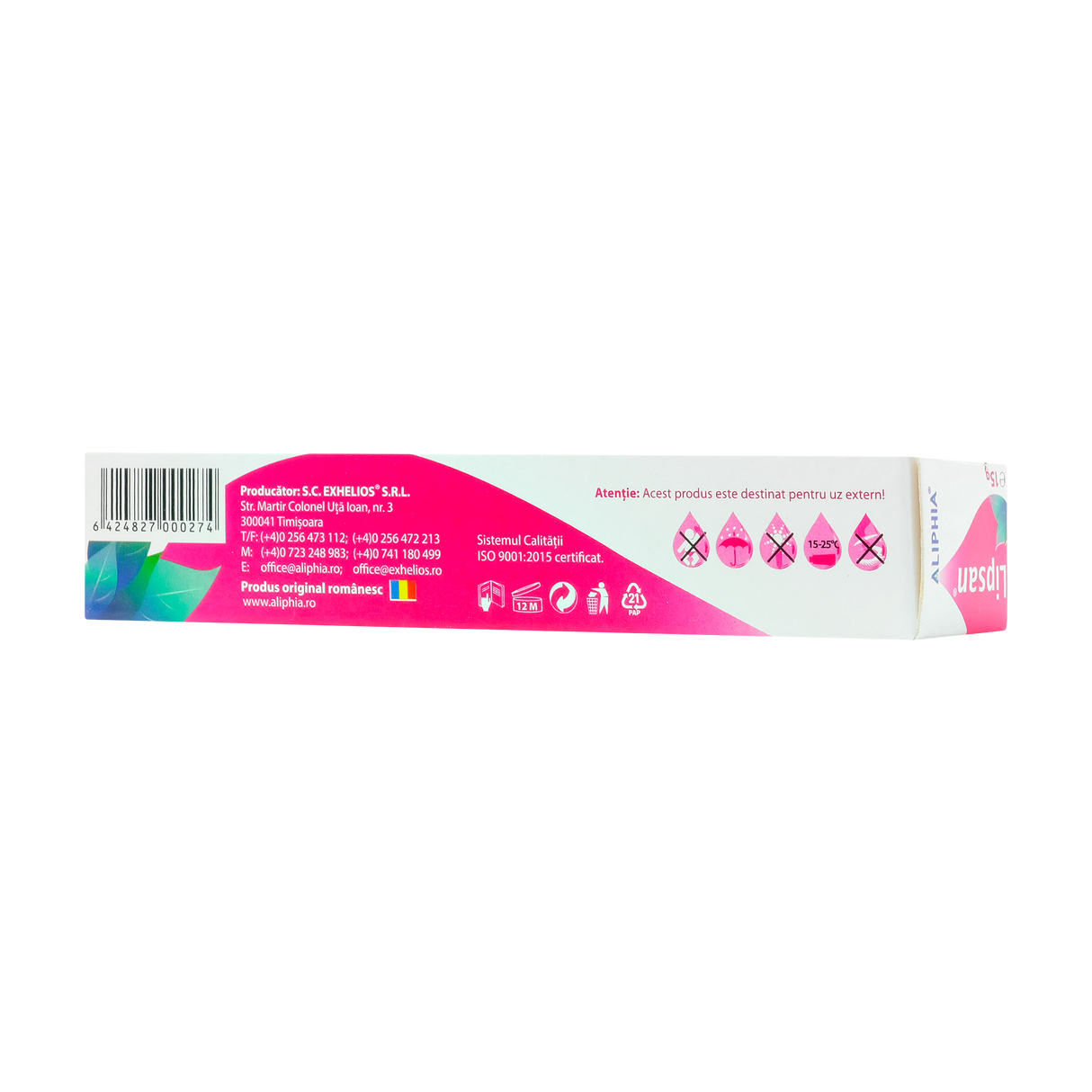 Crema protectoare pentru buze 15 g