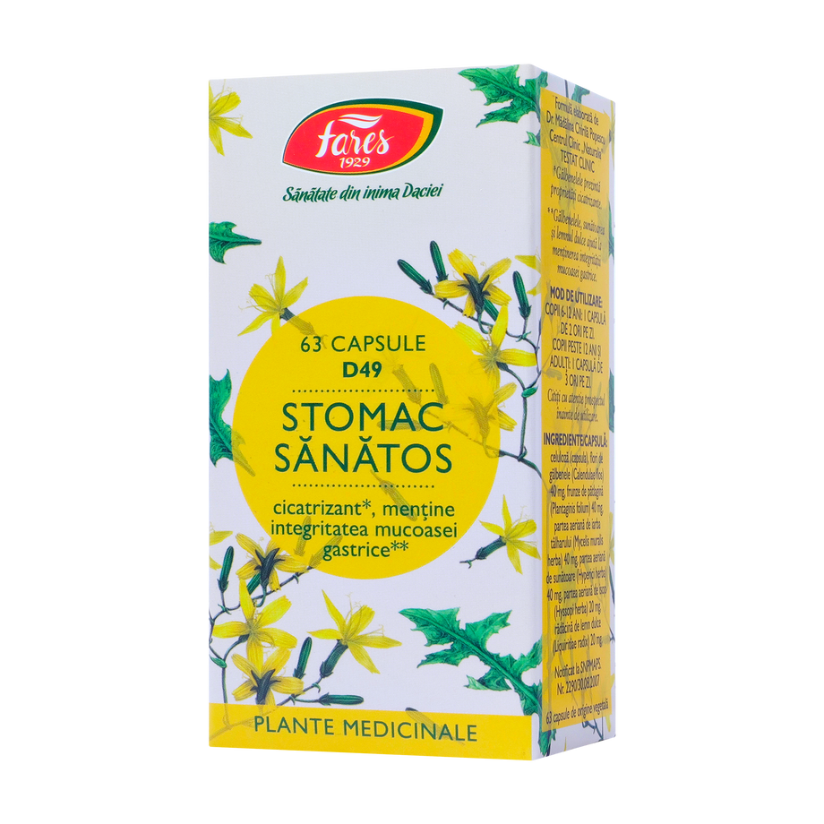 Stomac sanatos ulcerofit 63 capsule