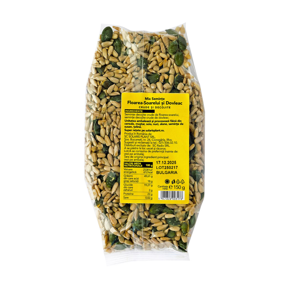 Mix seminte floarea soarelui&dovleac 150 g
