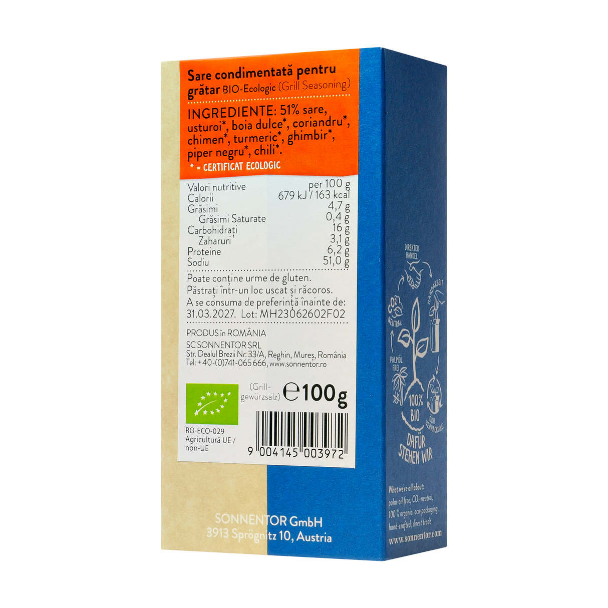Sare condimentata pentru gratar 100 g