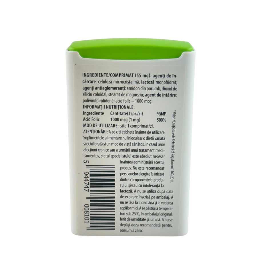 Acid folic 1mg 100 comprimate