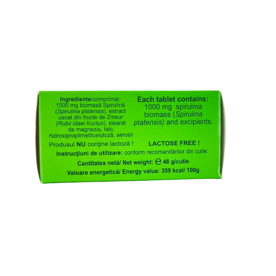 Spirulina 1000mg 40 tablete