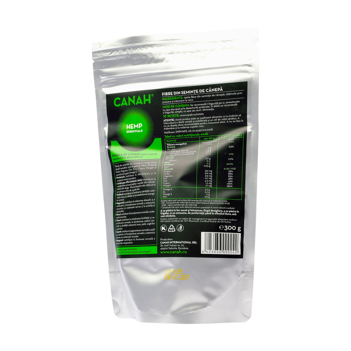 Fibre din Seminte de Canepa - Breakfast Detox