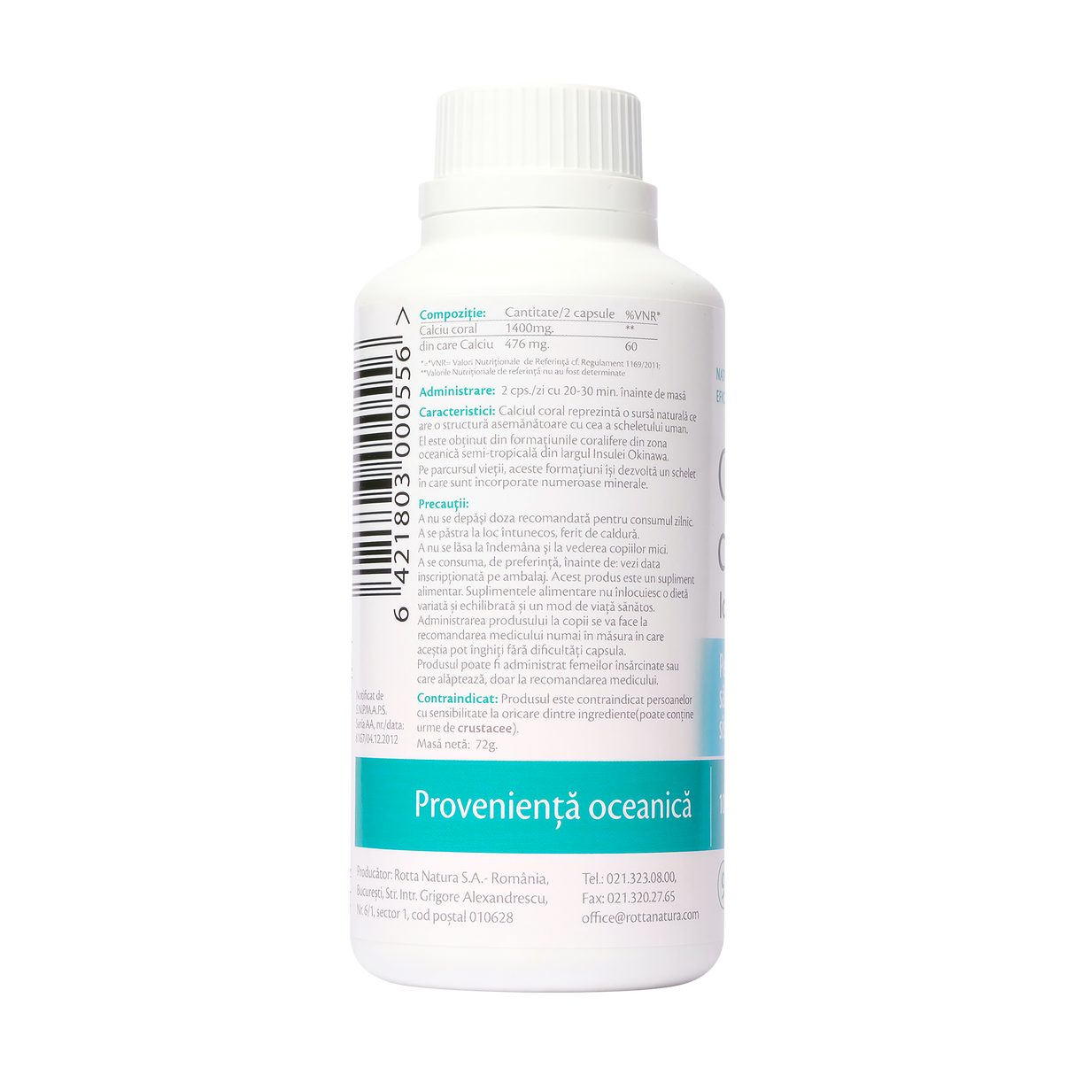 Calciu coral ionic 90 capsule