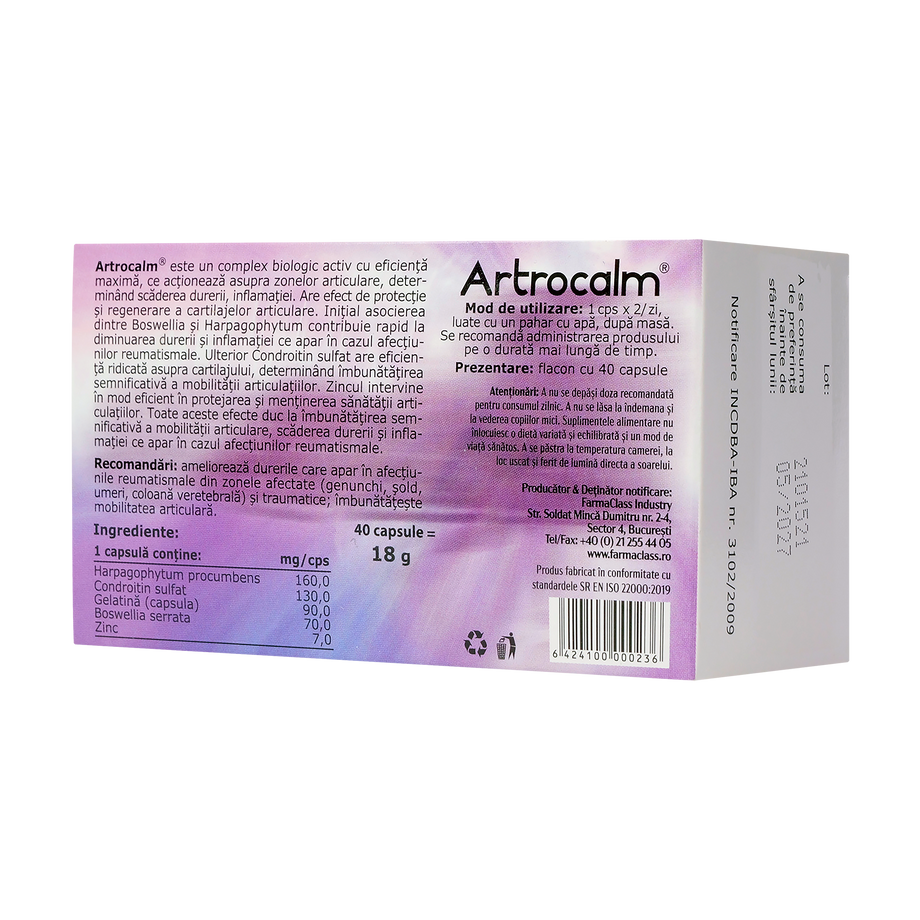 Artrocalm 40 capsule
