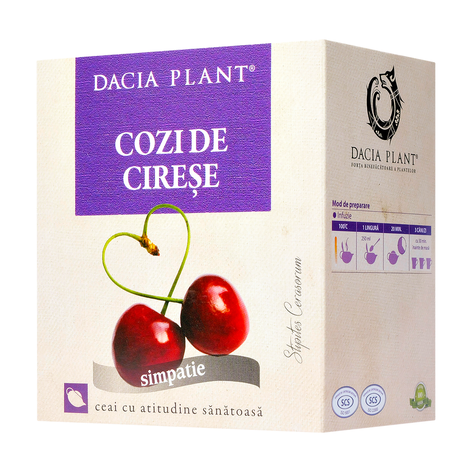 Ceai cozi de cirese 50 g Dacia Plant