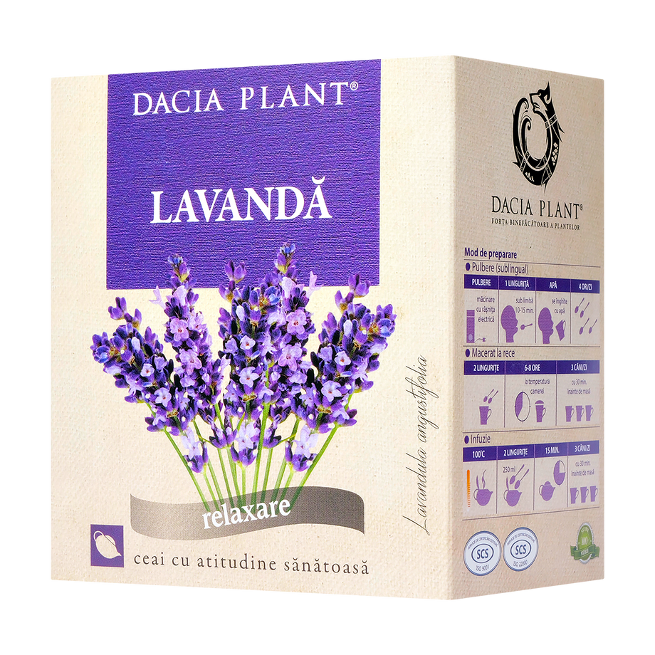 Ceai lavanda 50 g Dacia Plant