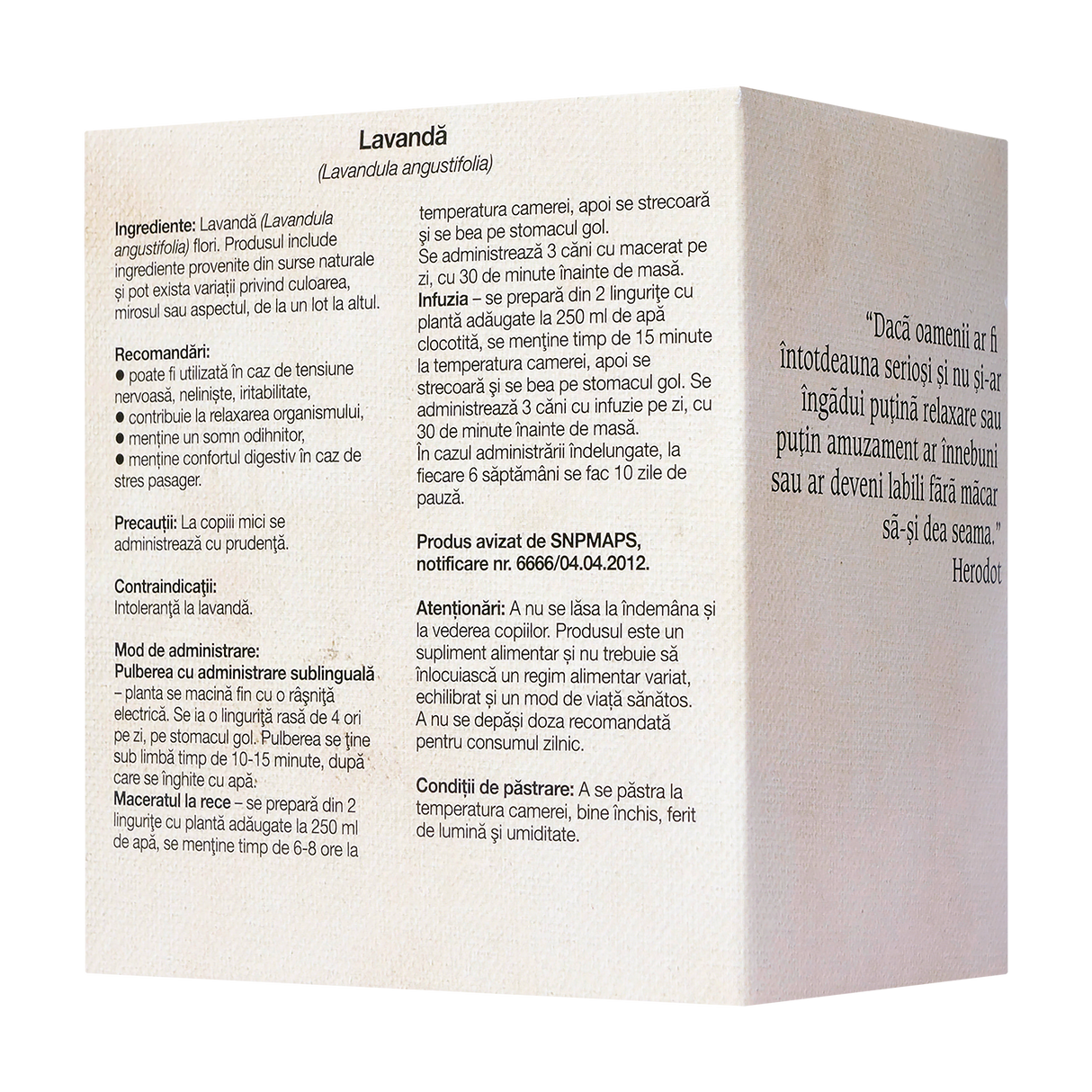 Ceai lavanda 50 g Dacia Plant