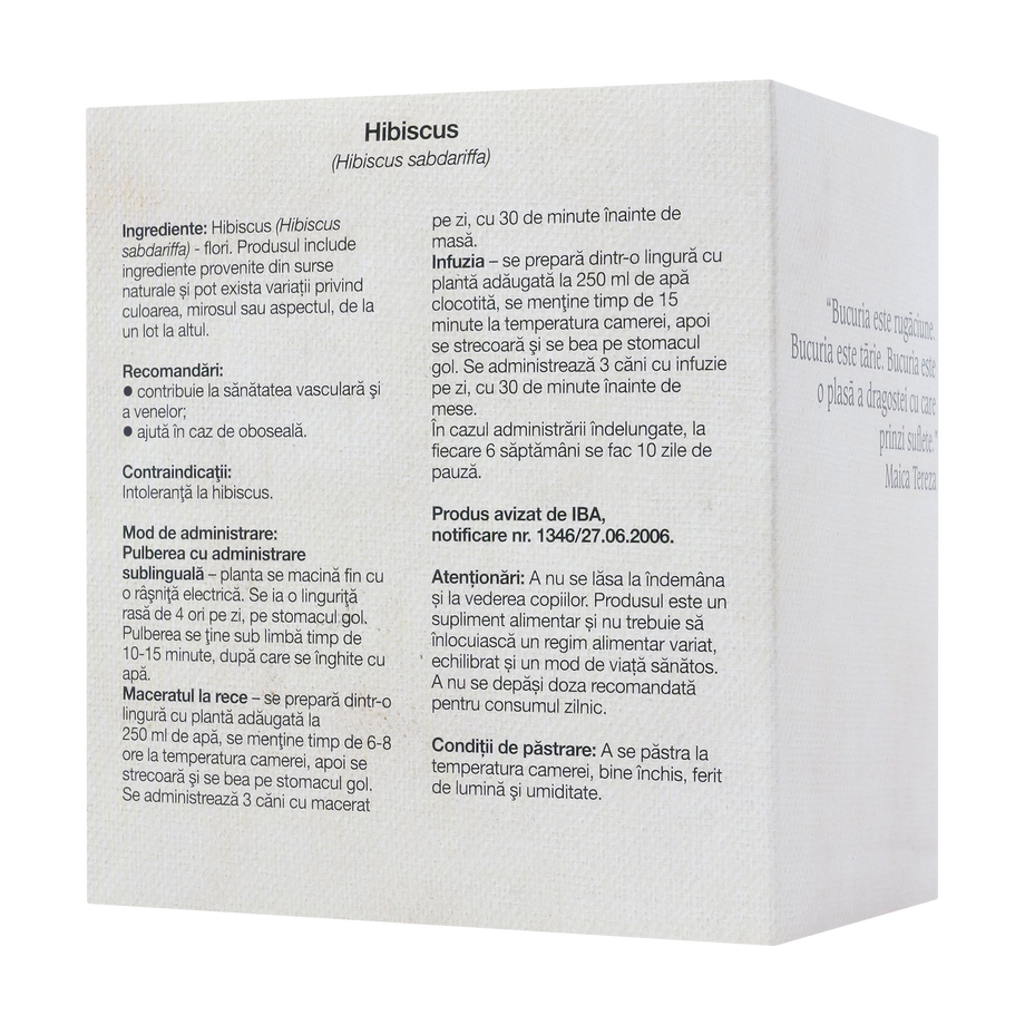 Ceai de Hibiscus 50 g