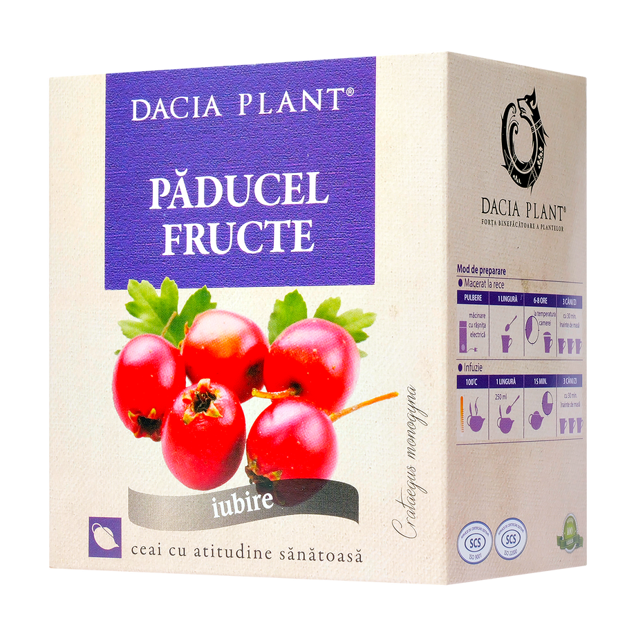 Ceai paducel fructe 50 g Dacia Plant