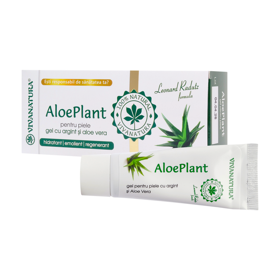 Gel cu Aloe Vera si Argint Coloidal 20 ml