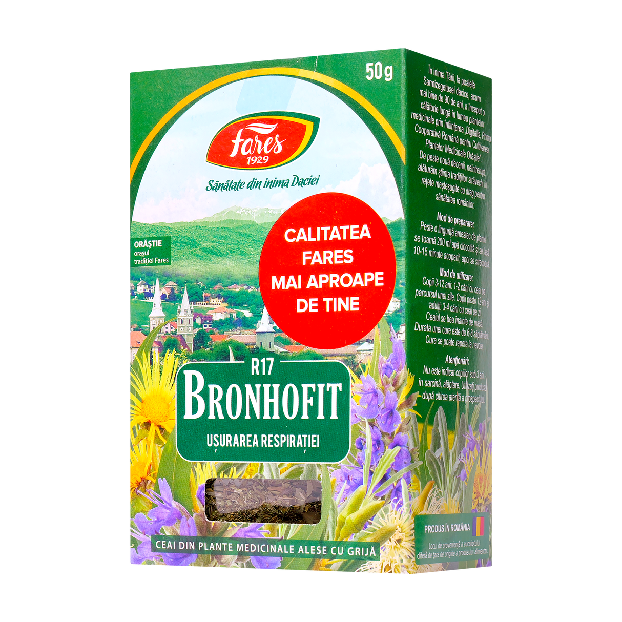 Ceai bronhofit usurarea respiratiei 50 g