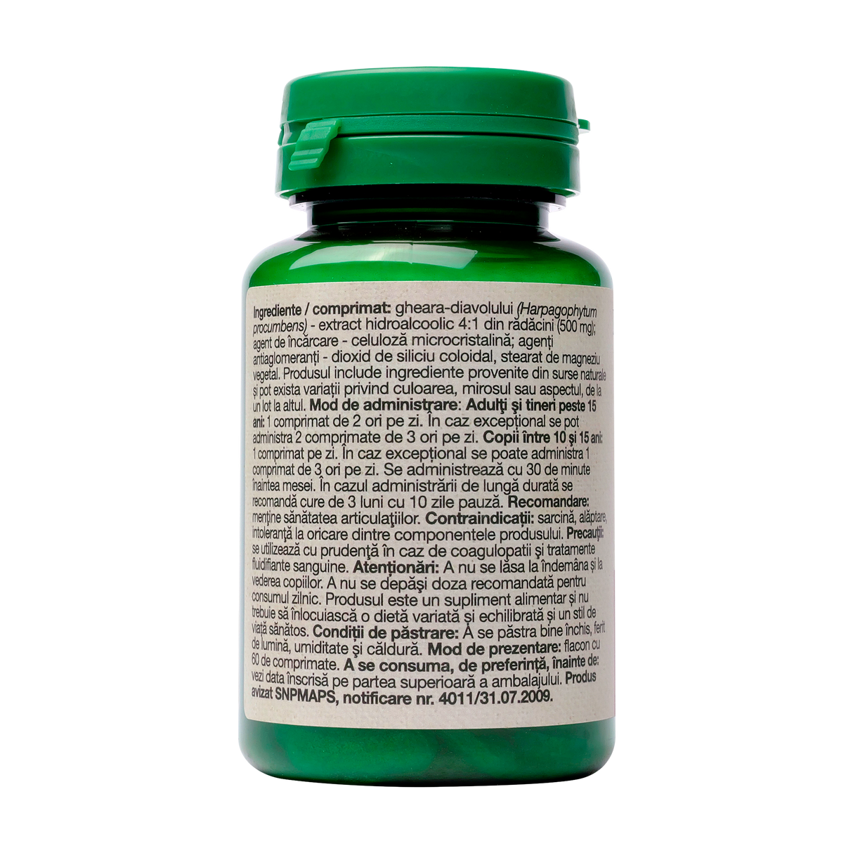 Harpagophytum 60 comprimate