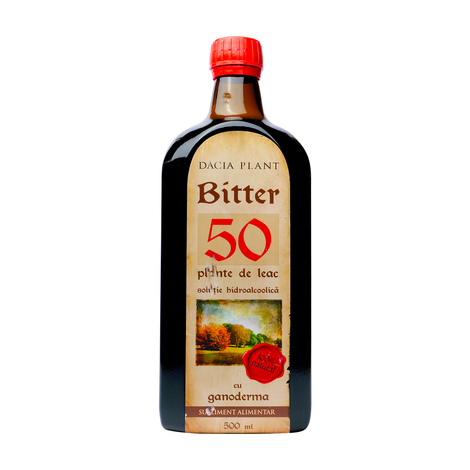 Bitter 50 plante cu ganoderma 500 ml