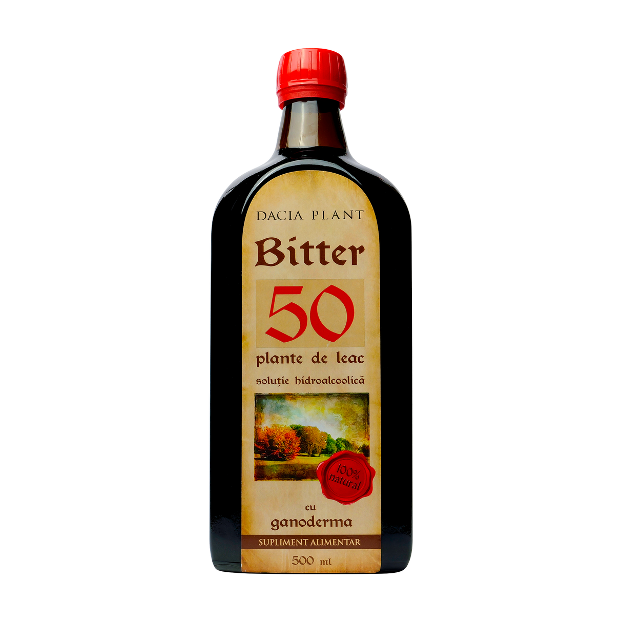 Bitter 50 plante cu ganoderma 500 ml