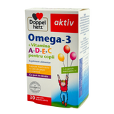 Omega 3+Vitamina A+D+E+C copii 30 capsule