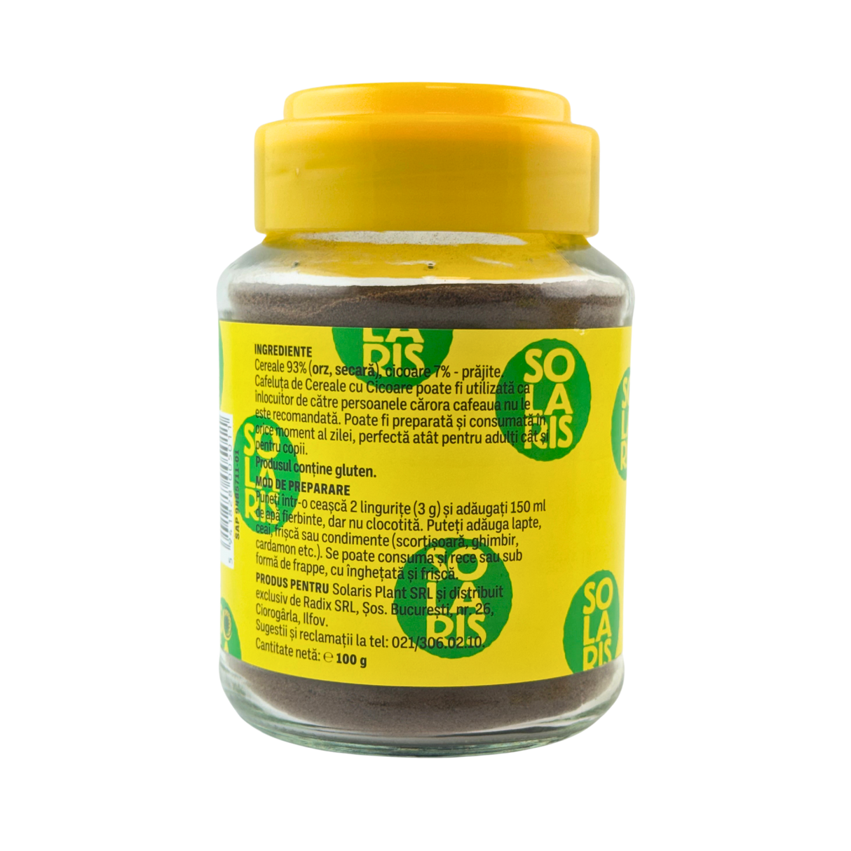 Cafeluta de cereale si cicoare instant borcan 100 g