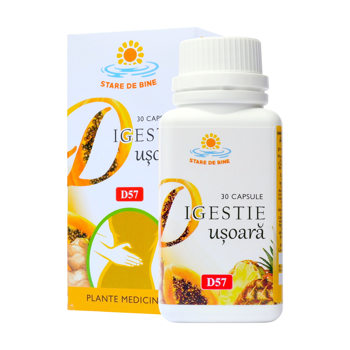 Digestie usoara 30 capsule