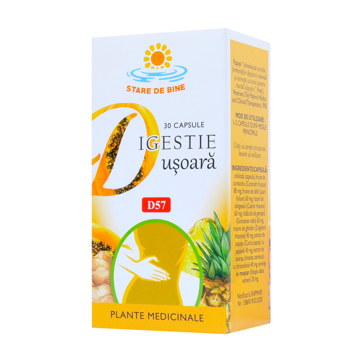 Digestie usoara 30 capsule