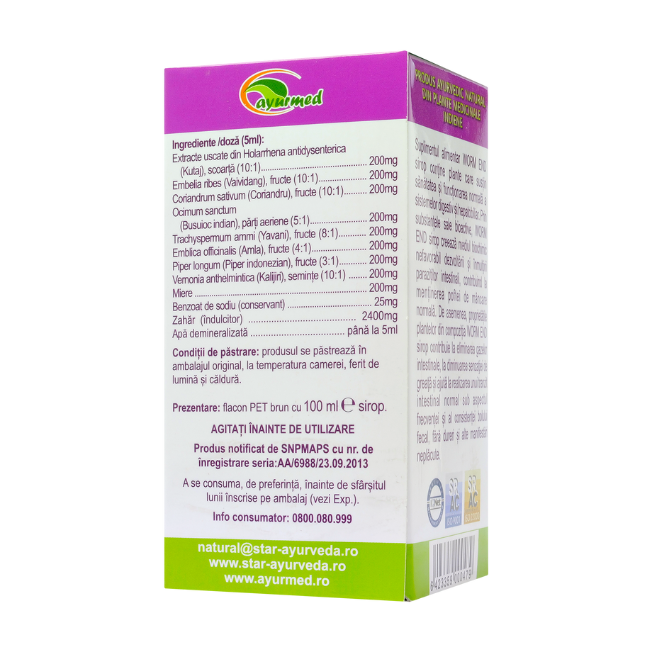 Sirop worm end 100 ml