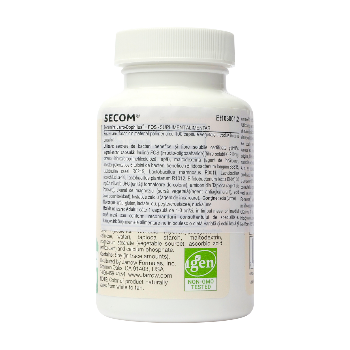 Jarro-Dophilus+fos 100 capsule