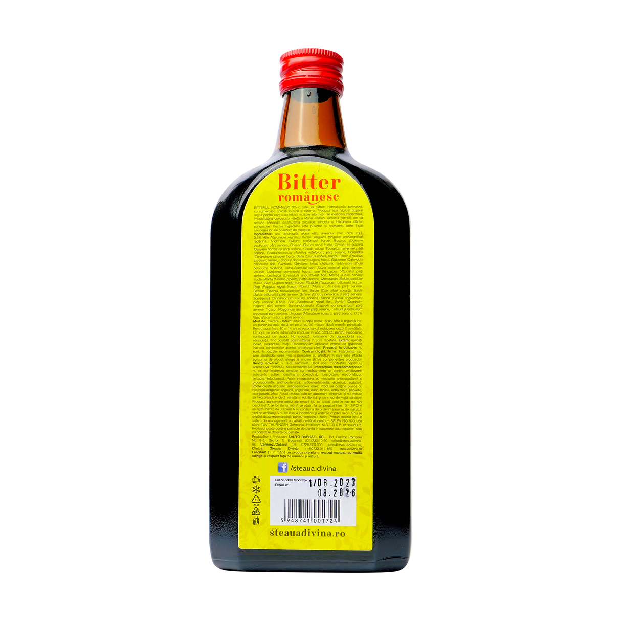 Bitter romanesc 32+7 500 ml