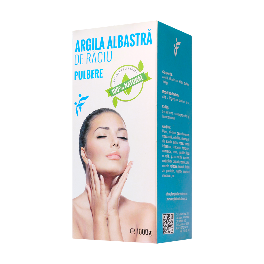 Argila albastra de Raciu pulbere 1 kg