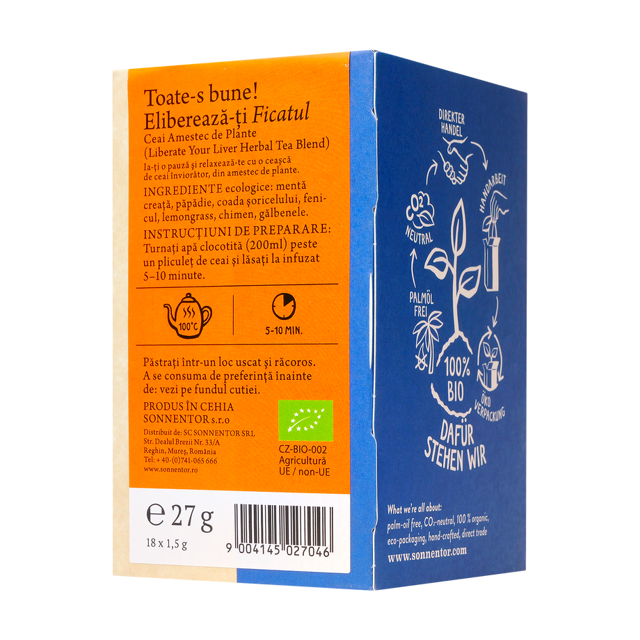 Ceai ''toate-s bune!'' elibereaza-ti ficatul 18 plicuri