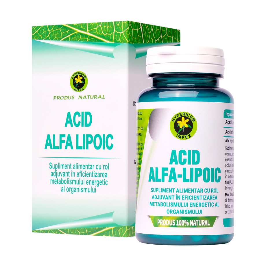 Acid alfa lipoic 60 capsule