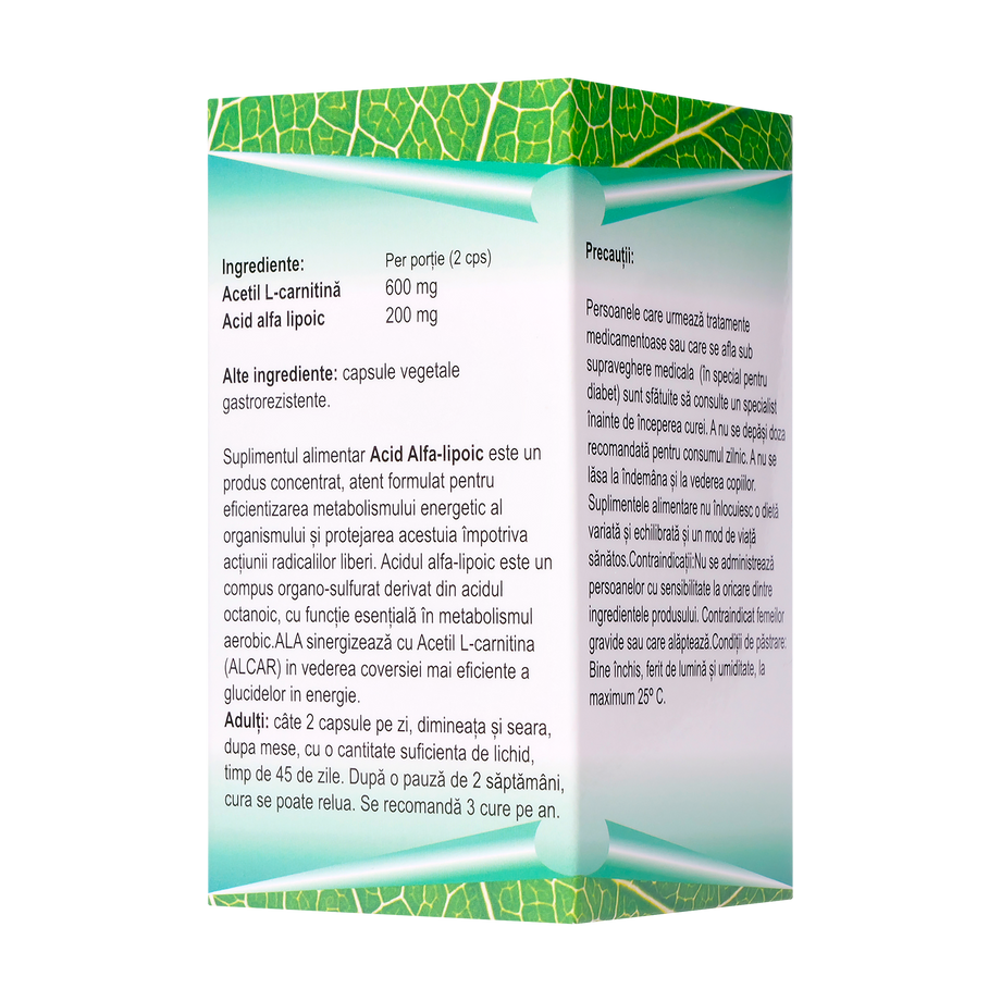 Acid alfa lipoic 60 capsule