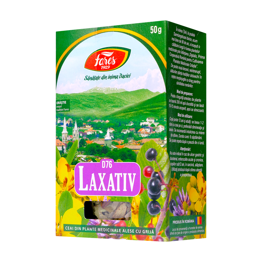 Ceai laxativ 50 g Fares