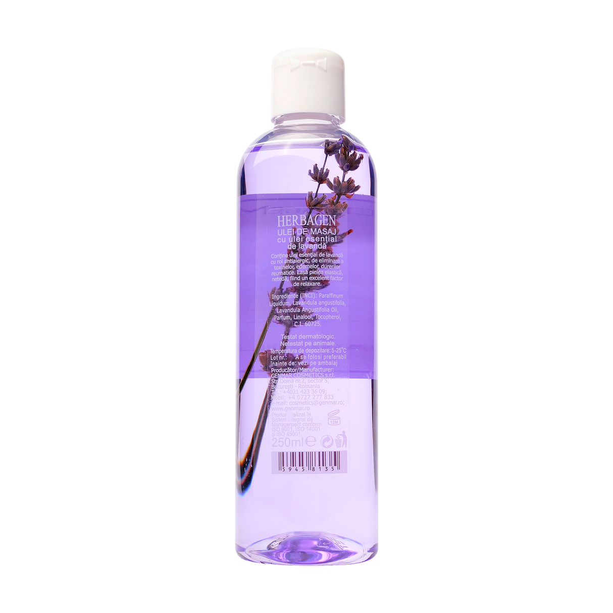 Ulei masaj lavanda 250 ml