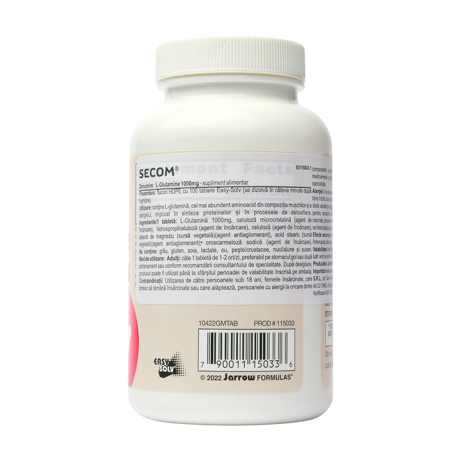 L-glutamine 1000mg 100 tablete