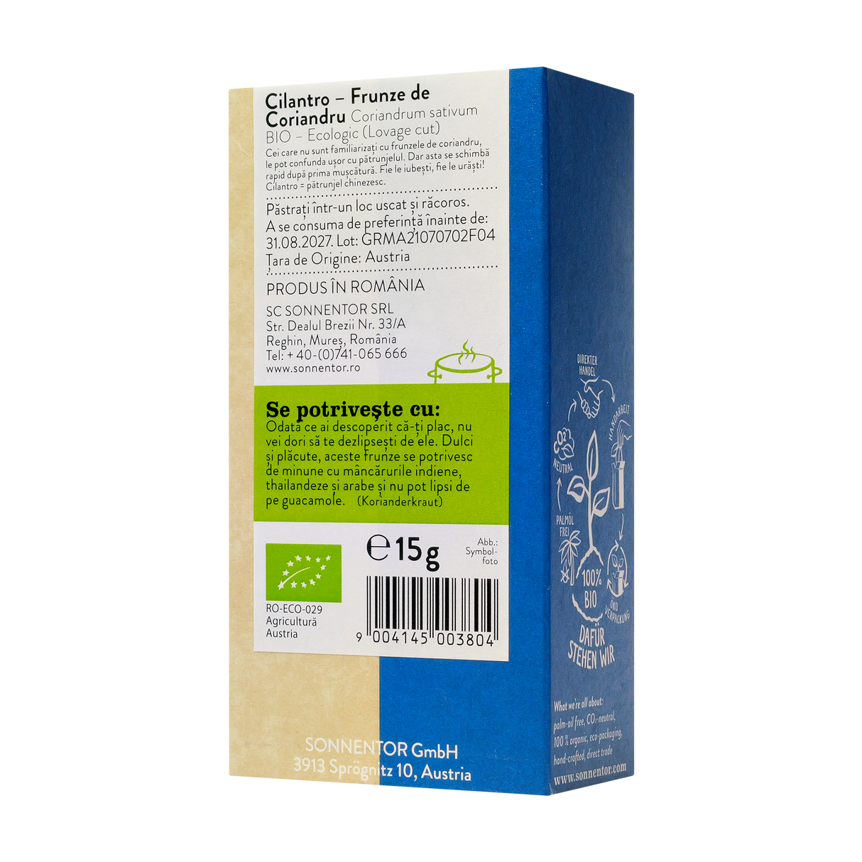 Frunze de coriandru 15 g