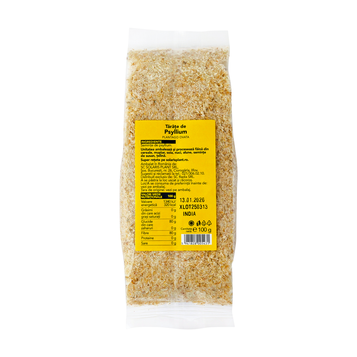 Tarate de psyllium 100 g