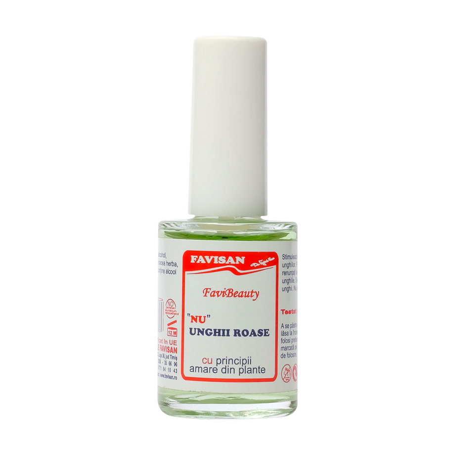 Nu unghii roase 2 in 1 Favibeauty 14 ml