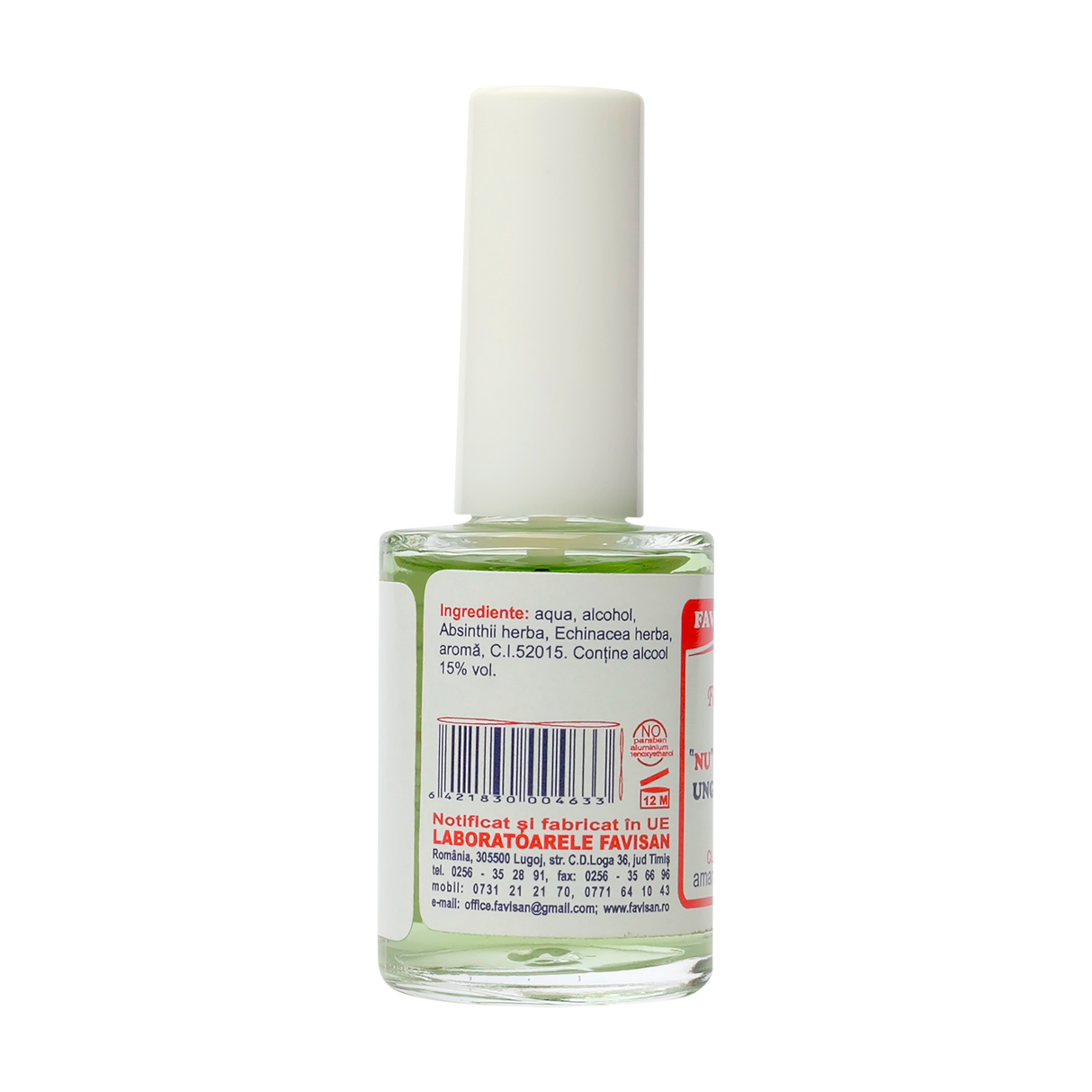 Nu unghii roase 2 in 1 Favibeauty 14 ml