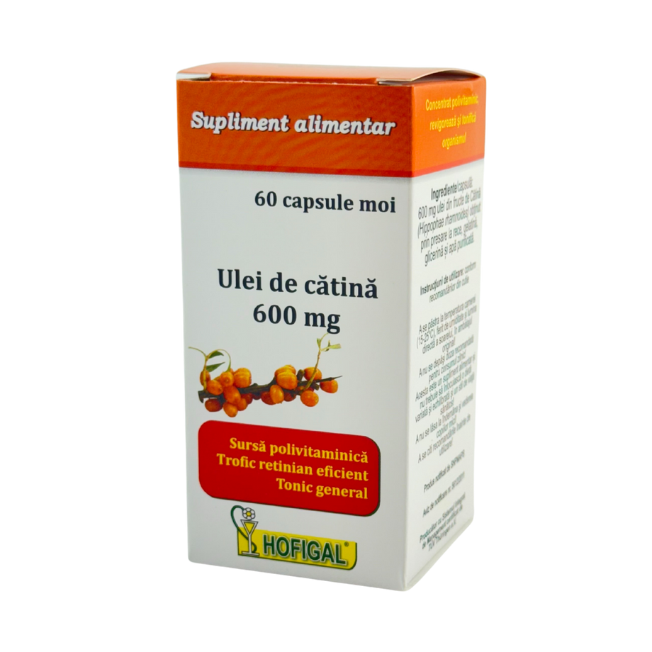 Ulei catina 600mg 60 capsule