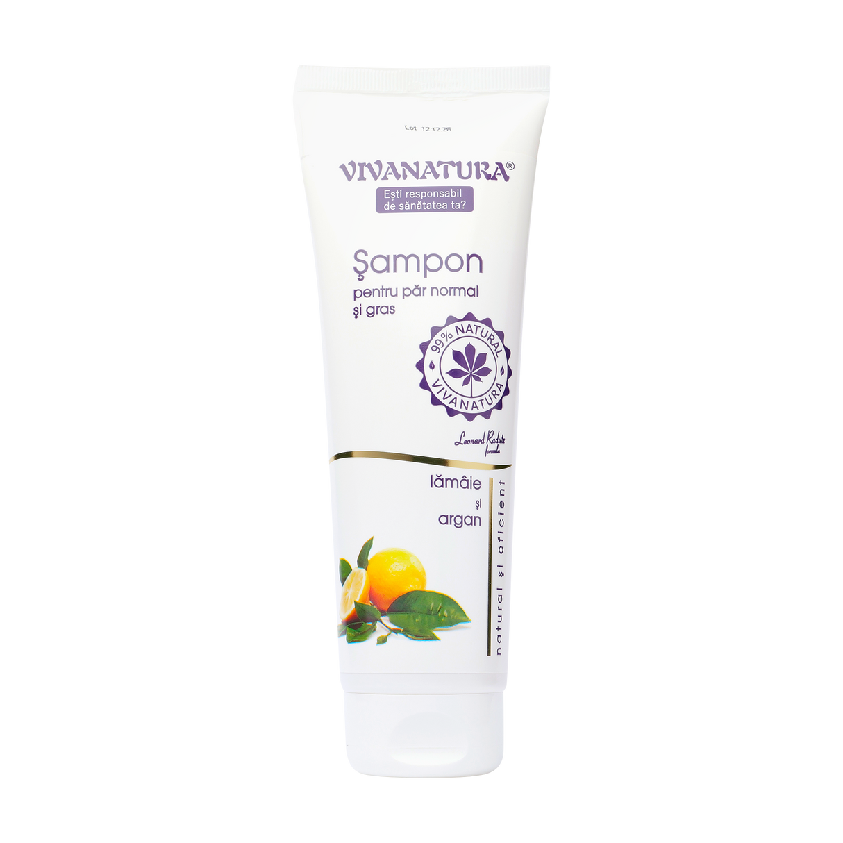 Sampon cu Lamaie si Argan pentru par normal si gras 250 ml