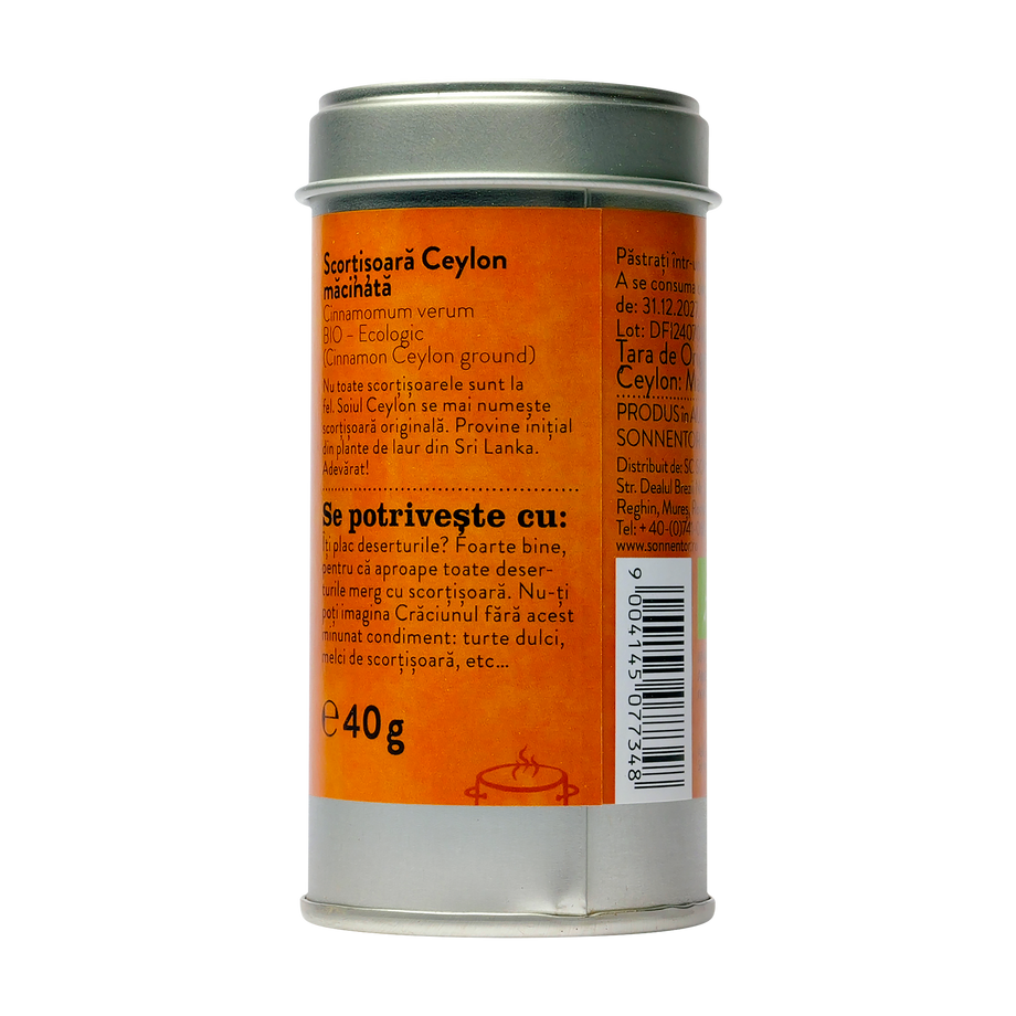 Solnita scortisoara ceylon macinata 40 g