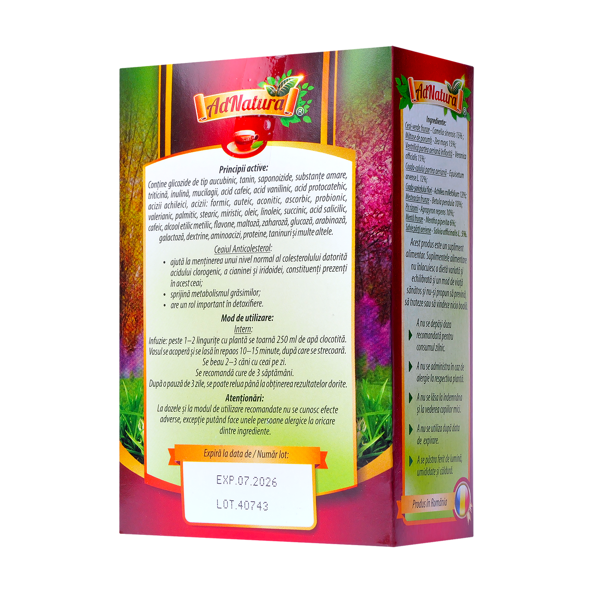 Ceai Anticolesterol 50 g