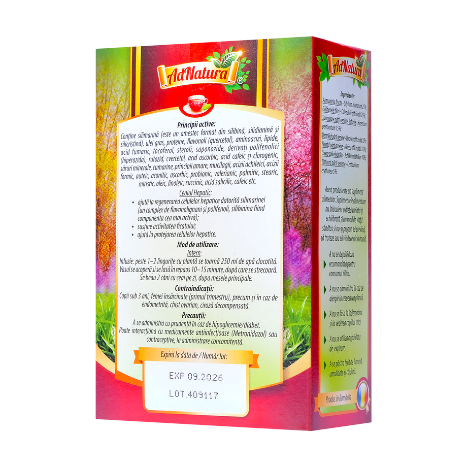 Ceai Hepatic 50 g AdNatura