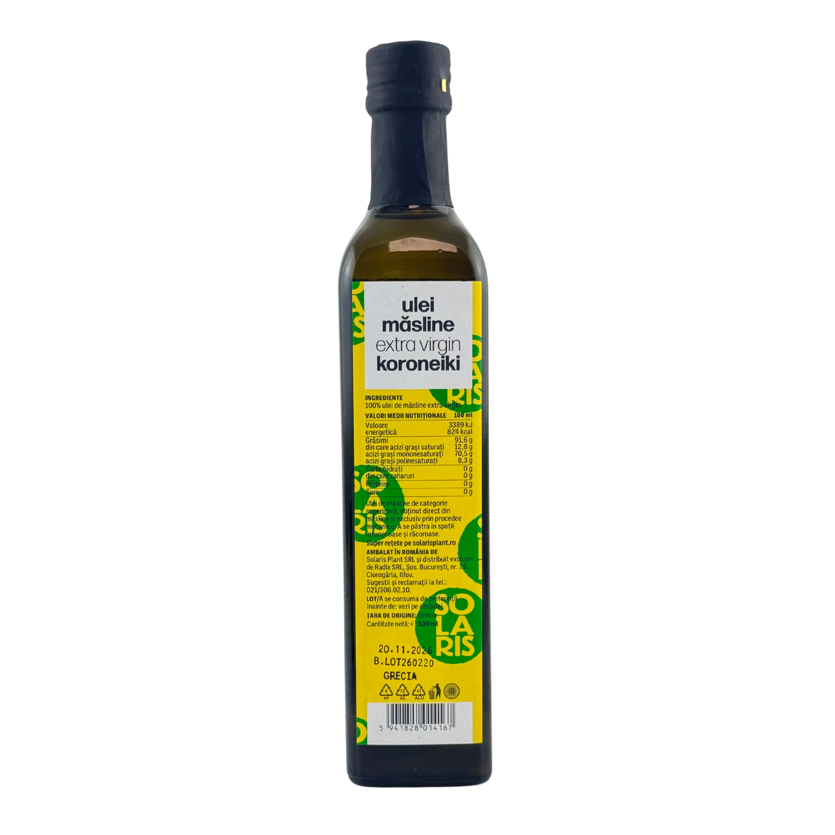Ulei masline extra virgin Koroneiki 500 ml